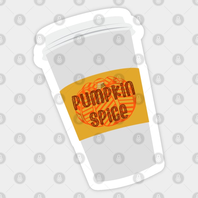Pumpkin Spice | Coffee Sticker by PrinceSnoozy